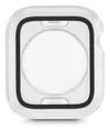 Hama 210918 Hülle Apple Watch 4/5/6/SE 1. Gen./SE 2. Gen (Schwarz, Transparent)