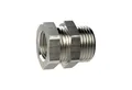 RIEGLER Schlauchverschraubung Riegler Schottverschraubung, G 1/4 a., G 1/8 i., Messing vernickelt