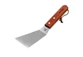 VALHAL OUTDOOR Grillspachtel Valhal Outdoor Flexibler Spatel - Edelstahl/Holz - Echtlederkordel