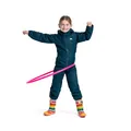 Trespass Dripdrop Kinder Regen-Overall (128) (Petrol)