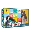 COFFRET LOUP - LES VOYAGES EXTRAORDINAIRES DE LOUP: Coffret avec une peluche et