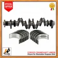 Für BMW N57 N57D30 3.0 Diesel Geschmiedeter Kurbelwelle (4WEB) & Motor Lager