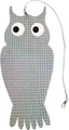 Windhager Vogelattrappe Reflektor aus Kunststoff, Vogelabwehr im Doppelpack, (Set, 2-St), reflektierende Vogelschreck Eule, silber