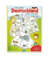 Das große Deutschland Lern und Malbuch: Beschäftigungsbuch Lernbuch Ausmalbuch