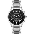 Emporio Armani Renato Silber Herren Armbanduhr AR2434
