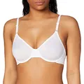 Triumph Damen BH Micro Fun W, mit Bügel, ohne Polsterung, Verstellbare Träger, 75C, Weiß