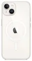 Apple Silikon Case mit MagSafe Cover für Apple iPhone 14  Transparent