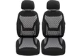BREMER SITZBEZÜGE Autositzbezug für Hyundai Tucson NX4 Bj ab 2020 (ZM1), Set, 2-tlg., Schonbezüge Sitzbezüge Fahrer und Beifahrer, in Schwarz/Grau