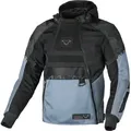 Macna Rebelite Motorrad Textiljacke, schwarz-grau, Größe 3XL für Männer