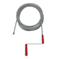 DEMA Rohrreinigungsspirale 8 m DRRS 8, Rohrreinigungswelle, Metallspirale, Abflussreiniger, Rohrwelle, robust, Abfluss, Rohre, Küche, Bad, Werkstatt, Sanitär