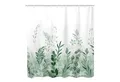 M&W DAS DESIGN Duschvorhang Shower curtains Anti schimmel Waschbar ​​180x200 Duschvorhang grün