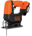 Black+Decker Akku-Stichsäge BDCJS12N (12 V, mit Sägeblasfunktion, hohe Laufruhe & vielseitig einsetzbar mit werkzeuglosem Sägeblattwechsel, inkl. 1 Holzsägeblatt, ohne Akku und USB-Ladekabel)