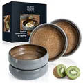 Moritz & Moritz SOLID 4x Kleine Schalen - 300ml - Dip Schälchen aus Steinzeug für Dessert, Snack, Suppe, Salat, EIS, Tapas und Antipasti