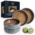 4x Dessertschale Set Steinzeug Müslischale Schale Schüssel Salat Snack Suppe Dip