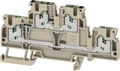 S2T 2.5 VL - Mehrstock-Reihenklemme S2T SNAP IN, 2,5 mm², dunkelbeige