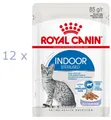 (€ 24,22/kg) Royal Canin Indoor Sterilised in Gelee - Katzenfutter - 12 x 85 g