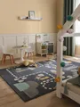 benuta Kinderteppich Juno, rechteckig, Höhe: 6 mm, Kunstfaser, Berber, Ethno-Style, Wohnzimmer
