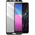 Cellularline Capsule Screen Protector, Huawei Y6 2018, Black (1 Stk., Honor 7A, Huawei Y6 (2018), Huawei Y6 Prime (2018)) (TEMPGCABY618K)