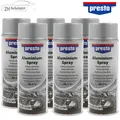 6x presto Aluminium Spray Korrosionsschutz 400ml