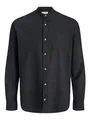 Jjesummer Linen Blend Band Shirt L/S Sn