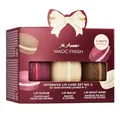 M. Asam MAGIC FINISH Intensive Lip Care Set (3 x 8,5 g), Lippenpflege Set mit Lip Scrub, Lip Balm & Lip Mask, Beauty-Geschenkset im Macaron Design Mit Mini Spatel, Pflege für geschmeidige Lippen