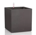 Lechuza Pflanzgefäß Canto Stone 40 low graphitschwarz