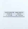 25 Stück Eaton/Moeller BS45X14-T0 Einlegeschilder BESCHRIFTET
