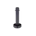 Hettich Sockelverstellfuß Korrekt 70 mm 62 - 86 mm schwarz