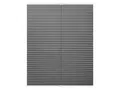 Lichtblick Plissee Klemmfix, ohne Bohren, verspannt 70  x 130 cm Hellgrau B-Ware