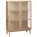 DAHEIM Vitrine Elba Holz Braun Eiche