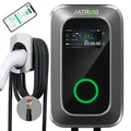 JATRHG S1 Wallbox Ladestation IP66 für Elektrofahrzeuge, 11 kW / 16 A, dreiphasig, mit 8 m Typ 2 Kabel und SmartLife WIFI-App