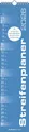 Alpha Edition: Streifenplaner Blau Kalender 2026 – Wandplaner 11.3x49.5