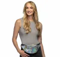 Boland Kostüm Gürteltasche Space Holodelic silber