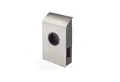 SO-TECH® Unterbau- Anbausteckdose 1x Schuko / 2x Euro / 2x USB Einbau-Tischsteckdose, Oberfläche: Edelstahloptik gebürstet / 170 x 100 x 42 mm