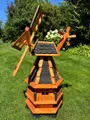 DSH DEKO SHOP HANNUSCH Gartenfigur Windmühle norddeutscher Art ab 80 cm in verschiedenen Varianten