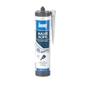 Knauf Maler-Acryl zum Abdichten von Dehnungs- und Anschluss-Fugen – umweltfreundliche Fugen-Masse zum Verfugen von Fenstern, Türen, Mauer-Werk, Putz, Beton, Rollladen-Kästen uvm., 300-ml, Weiß