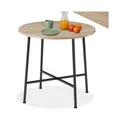 tectake Esstisch, Industrial Style, rund, 80 x 76 cm