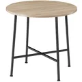 Esstisch Ennis 80x76cm Runder Esstisch Industrial Holz hell, Eiche Sonoma B-Ware