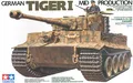 TAMIYA 35194 1:35 German Tiger I Tank Mid Production Plastic Model Kit