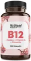 Yes Vegan Naturals Vitamin B12 Methylcobalamin, B6, Folsäure und Chlorella Komplex Kapseln