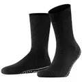 FALKE Haussocken Homepads mit Plüsch & rutschhemmender Sohle, atmungsaktiv schwarz 43-46
