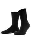 FALKE Stoppersocken Homepads M Hp Wolle Baumwolle rutschhemmende Noppen 1 Paar, Schwarz Black 3000, 43-46
