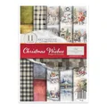 ITD Collection - Reispapier Decopatch - Decoupage Papier - Motivpapier für Serviettentechnik - Rice Paper Sheets - A4 29,7 x 21 cm - Christmas Wishes - RP-082