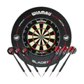 Winmau Dartscheibe Blade 6 Set mit 2 Sets Darts und Blade 6 Surround