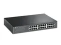 TP-LINK 24-Port Gigab. ECO-Switch 19"-24 1000Mbps-Ports-Plug&Play-Design-NEU