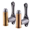 Vogler 2er Set Wandhalter Patronen Attrappe für Gewehr Pistole. Schwert Metall