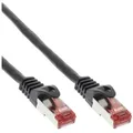 INLINE Crossover Patchkabel, S/FTP, Cat,6, schwarz, 10m