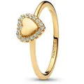 Pandora Fingerring Herz Goldfarben goldfarben 60