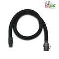 MisterVac Staubsaugerschlauch Ersatzschlauch Schlauch kompatibel mit Parkside PPWD 30 B2 - Schwarz