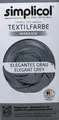Simplicol Textilfarbe intensiv all in 1 -Flüssige Rezeptur "Elegantes Grau Neu!